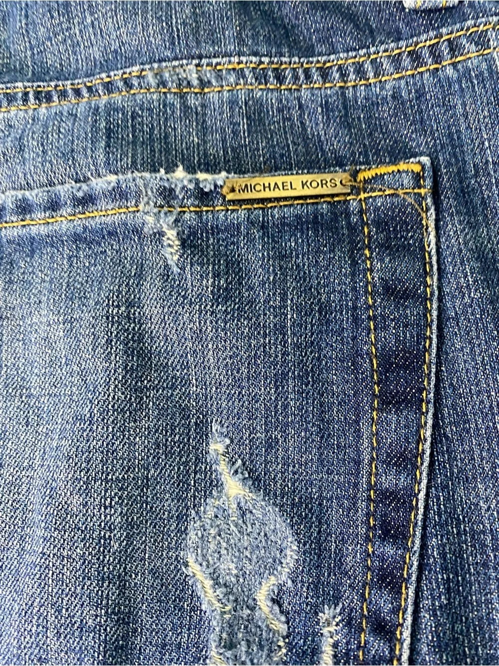 Michael Kors‎ Women’s Sz 12 Distressed Boyfriend Jeans